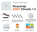 ZONT Climatic 1.2 Погодозависимый автоматический GSM / Wi-Fi регулятор (1 ГВС + 2 прямых/смесительных) с доставкой в Сергиев Посад